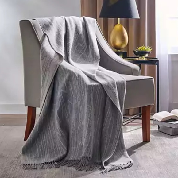 Michael Aram Woodgrain Throw